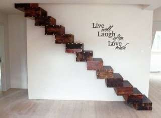 Live, Laugh, Love Vinyl Wall Art Lettering Quote  