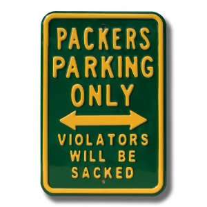  PACKERS SACKED Parking Sign Patio, Lawn & Garden