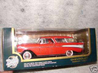 BEAUTIFUL ROAD TOUGH 1957 CHEVROLET NOMAD CAR ~ 1.18 ~ NEW IN BOX