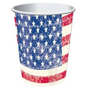  Stars and Stripes Paper Beverage Cups 