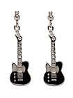 Steel String Guitar Earrings Silver Music Jewelry NEW