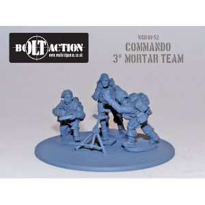  Bolt Action 28mm Commando 3 Mortar Team: Toys & Games