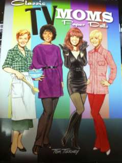 Paper Doll Dolls Book Classic TV Moms Tom Tierney NEW  