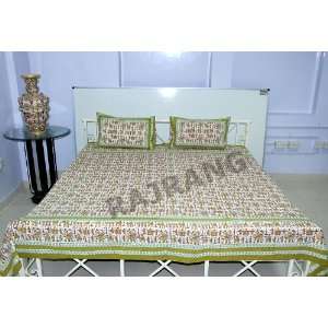  Throw Cotton Elephant & Camel Design Bed Spread Bed Sheet 