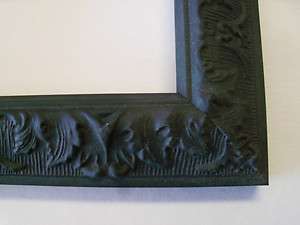 Small Black 1.5 Victorian Ornate Picture Frame Custom Made Panoramic 