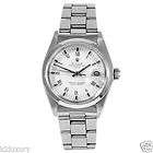 100% Original Rolex 34mm Stainless Steel Oyster Perpetual Date White 