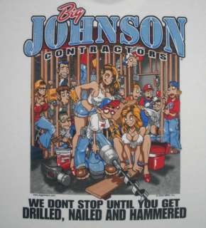 Big Johnson T Shirt Contractor  