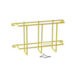 Wire Wall Rack For Safety Data Sheet Binder, Bright Yellow (EXC773WYEL 