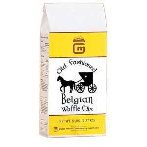 Gold Medal 5018 5 lb One Step Old Fashioned Belgian Waffle Mix  