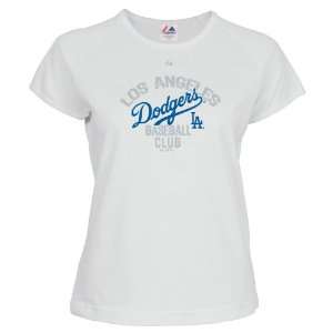   Los Angeles Dodgers Womens Club Sunburst T Shirt