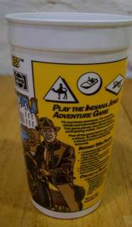 INDIANA JONES AND THE LAST CRUSADE PLASTIC CUP 1989  