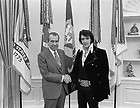 Elvis Presley and Richard Nixon Elect President 1976 Framed Poster 