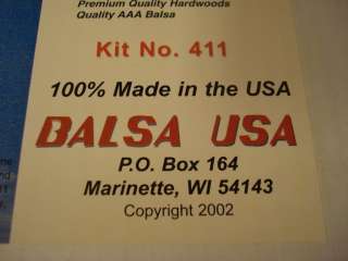 BALSA USA 1/4 SCALE FOKKER D VIII R/C MODEL AIRPLANE KIT ** FACTORY 