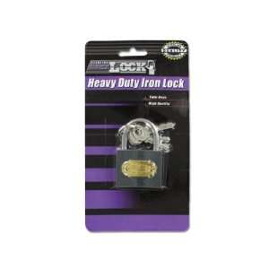  Heavy duty iron lock with keys   Case of 24 Automotive