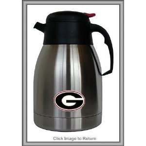  NCAA Georgia Bulldogs 1.5 Liter Coffee / Drink Carafe 