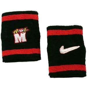  Nike Maryland Terrapins Elite NCAA Team Logo Wristbands 