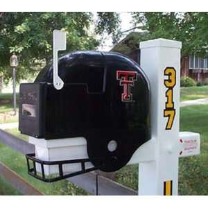  Texas Tech Red Raiders Helmet Style Mailbox Sports 