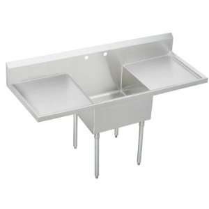 com Elkay WNSF8124LR2 Weldbilt Single Compartment Scullery Commercial 