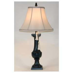  Stylecraft French Blue Tassled Balustrade Table Lamp: Home 