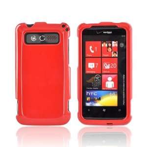  Red Hard Plastic Case For HTC Trophy: Electronics