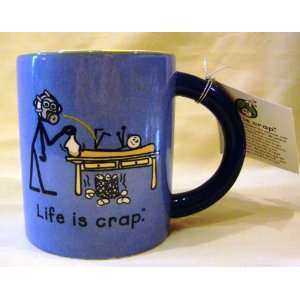  Life Is Crap Changing Diapers Mug