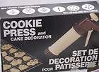 Cookie Press & Cake Decorator w/ Six Metal Cookie Discs