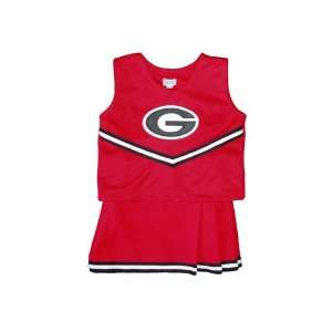 Georgia Bulldogs NCAA Cheerdreamer Two Piece Uniform (6 Red)