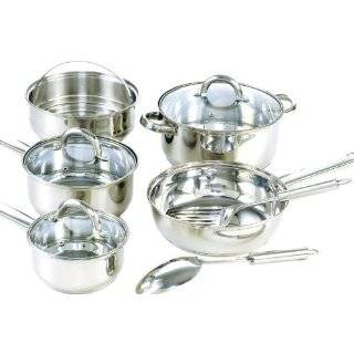 Cook N Home 10 Piece Stainless Steel Cookware Set