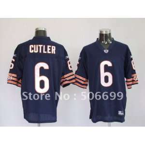 2011 chicago bears 6# jay cutler blue jersey usa football jersey 