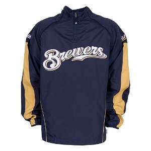  Milwaukee Brewers Lightweight Navy Gamer Jacket by 
