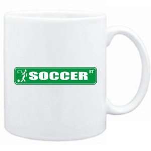  New  Soccer Street Sign  Mug Sports