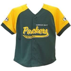   Bay Packers Embroidered V Neck Baseball Jersey