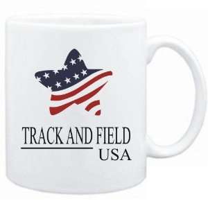  New  Track And Field Usa Star Color   America  Mug 