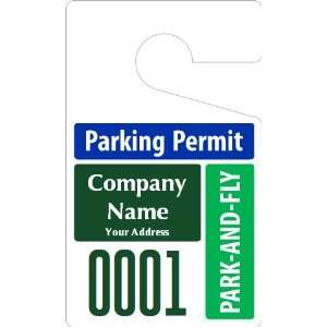  Plastic ToughTags for Park and Fly Parking Permits 
