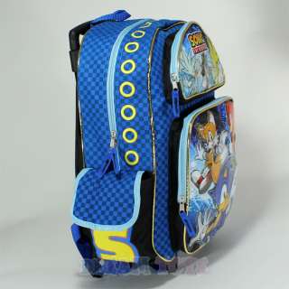 Sonic the Hedgehog and Friends 16 Large Roller Backpack   Bag School 