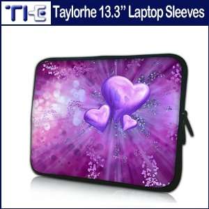   Laptop or Apple Macbook Sleeve pink hearts