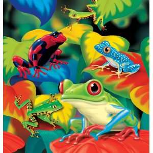 Funny Frogs Plastic Table Covers