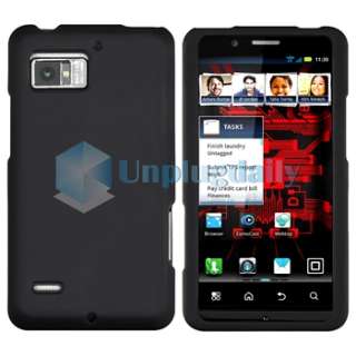   Snap on Rubber Hard Case Privacy Film For Motorola Droid Bionic XT875