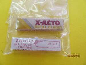 Xacto #22 Large Curved Carving Blades PK/5 X222  