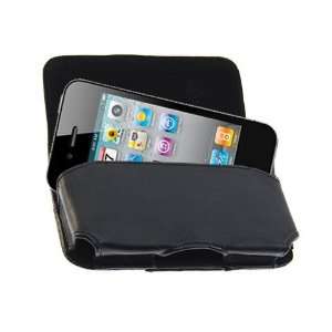  Black PU Leather Belt Case / Pouch / Wallet for Apple 