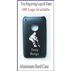  Personalized Laser Engraved iPhone 3G Case Cover Black 