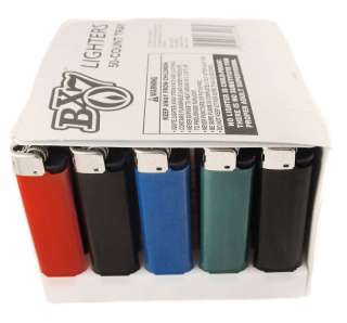 50 BX7 BIC LIGHTERS   NEW WITH FLUID IN SEALED BOX  