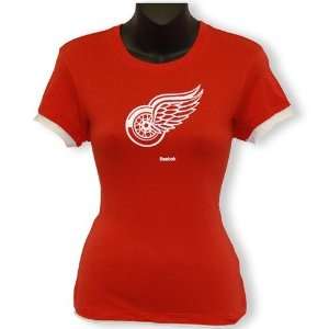  Detroit Red Wings Ladies Logo Premier T Shirt   XX Large 