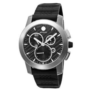  Movado Mens 0606507 Museum Stainless Steel Black Rubber 