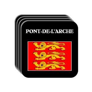   (Upper Normandy)   PONT DE LARCHE Set of 4 Mini Mousepad Coasters