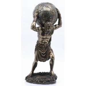  Atlas holding Globe statue: Home & Kitchen
