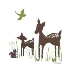 Baby and Momma Deer Stickers Arts, Crafts & Sewing