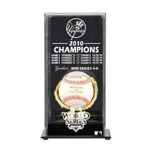  New York Yankees Baseball Display Case  Details: 2010 World 