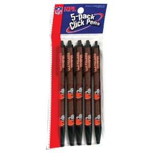 Cleveland Browns NFL 5 Pack Pen Set:  Sports & Outdoors