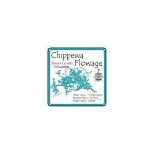  Chippewa Flowage Square Trivet